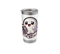 Cute and Cursed Spooky Halloween Ghost Design Stainless Steel Insulated Tumbler
