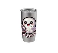 Cute and Cursed Spooky Halloween Ghost Design Stainless Steel Insulated Tumbler