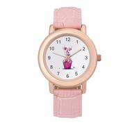 Cute and Fun Chemistry Womens Elegant Watch Analogue Quartz Watch Leather Band Wristwatch