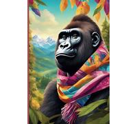 Cute and Funny Animal Notebook - Gorilla: Composition Journal College Ruled with an Inspiring and Motivational Quote on Every Page