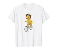 Cute and Funny Chick Riding A Bicycle Value Graphic T-Shirt