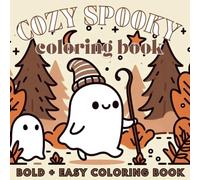 Cute and Spooky Coloring Book for Adults and Teens: Aesthetic Coloring Pages with Ghosts and Fall Vibes for Adults and Teens