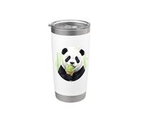 Cute and Sweet Panda EATS Bamboo ICE Cream Stainless Steel Insulated Tumbler