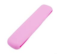 Cute and Trendy Silicone Case for Organizing Your Travel Makeup Brushes Easily (Pink)