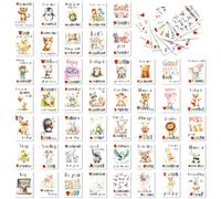 Cute Animal Affirmation Cards 50 Positive Inspirational Mindfulness Flash Cards Gift