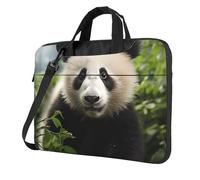 Cute Animal Bear Laptop Shoulder Bag For Men Women Briefcase Messenger Bag W/Strap Handle Waterproof Laptop Sleeve Bag 13 Inch