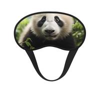 Cute Animal Bear Sleep Mask for Women Men Soft Travel Eye Mask with Adjustable Straps Sleeping Eye Shade Cover for Travel Yoga Nap Sleeping