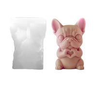 Cute Animal Candle Mold | Silicone, 6x5.5x8.5cm, Puppy | DIY Scented Wax Mold | Handmade Resin Soap Ḿold for Turtle, Frog, Dog, Home Decor