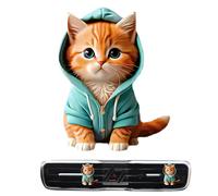 Cute Animal Car Air Freshener, Cat Air Freshener, Sea Smell, Beautiful Cat Shape, Car Aromatherapy Diffuser, Sea Smell Car Cartoon Aromatherapy Diffuser, Car Interior