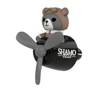 Cute Animal Car Scent Diffuser - 5cm Pilot Air Vent Clip, Creative Perfume Frewisier, Fun Dash Toard Ornament, Strongs Shape During a Perfume | SQUARE DIFFUSER WITH 2 Aromathor Tablets