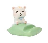 Cute Animal Cat Table Mobile Phone Stand - Cat Moulded Resin Phone Holder | Portable Mobile Phone Holder | Cat Phone Holder | Beautiful Lazy Desktop Ornaments Resin Crafts Trade