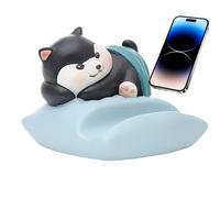 Cute Animal Cat Table Mobile Phone Stand - Cat Moulded Resin Phone Holder | Portable Mobile Phone Holder | Cat Phone Holder | Beautiful Lazy Desktop Ornaments Resin Crafts Trade