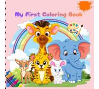 Cute Animal Coloring Book: Educational Coloring Pages with animals and fun for children 3-6