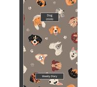 Cute Animal Diaries - Dog: A gorgeous Week View Planner 2026 (spread across 2 pages). It's an ideally sized (6"x9") animal themed journal in a large ... pages. Great gift for friends and family.