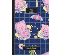 Cute Animal Diaries - Pig: A gorgeous Week View Planner 2026 (spread across 2 pages). It's an ideally sized (6"x9") animal themed journal in a large ... pages. Great gift for friends and family.
