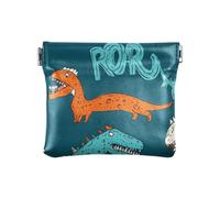 Cute Animal Dino Cartoon Women Leather Coin Purse Unique Clasp Wallet Card Holder for Women