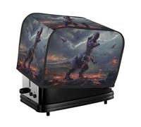 Cute Animal Dinosaur Allosaurus Toaster Cover 2 Slice Toaster Cover, Dust Cover Kitchen Small Appliance Cover