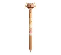 Cute Animal Drumming Gel Pen, Cartoon Stationery Pen, Fun Writing Accessory, Smooth Ink Flow Design, Quick-drying Smudge-free Writing, 6.3 Inches, For School