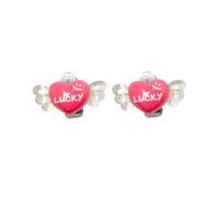 Cute Animal Ear Clip for Women Resin Frog Bear Rabit Dog Cat Clip-On Funny Animal Sweet Non-Piercing Earrings Birthday Jewelry Gift, Zinc, No Gemstone