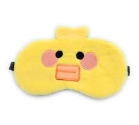 Cute Animal Eye Masks, Soft Plush Fluffy Sleeping Eye Cover, Blindfold, Assorted Designs (Yellow Duck)