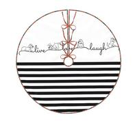 Cute Animal Farm Dog Print Christmas Tree Skirt,Holiday Decoration,Suitable For Traditional Farmhouse Christmas Tree Mat