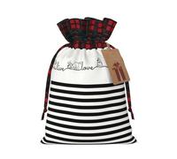 Cute Animal Farm Dog Printed Gift Bag, Perfect Color Blocking Burlap Gift Bag