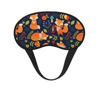 Cute Animal Fox Flower Sleep Mask, Eye Mask, Light-Blackout Design Ultra Soft & Comfortable for Men, Women