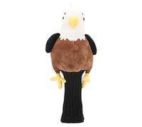 Cute Animal Golf Putter Headcover, Soft Lined Golf Club Cover for Protection, Impact Resistant Cotton Nylon Cover with Fastening Strap, for Golf Course and Travel Use (Brown)