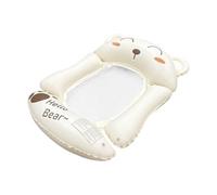 Cute Animal Inflatable Pool Floating Chair Inflatable Large Lounger Inflatable Floating Bed for Water Lake Beach River Summer Party Games (Bear)