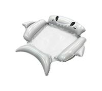 Cute Animal Inflatable Pool Floating Chair Inflatable Large Lounger Inflatable Floating Bed for Water Lake Beach River Summer Party Games (Shark)