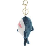 Cute Animal Keychain Plushie Shark, Animal Keychain Plushies Gift Kid Party Favor Classroom Rewards Carnival Prizes Set Boys Girls Gifts for Kids Fit Mobile Key Bag Charm Keyring
