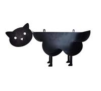 Cute Animal Metal Toilet Paper Holder, Practical Storage Rack, Metal Tissue Roll Storage Rack for Bathroom, Home, Kitchen, Toilet (cat)