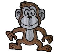 Cute Animal Monkey Clothing Jacket Shirt Badge Iron on Sew on Embroidered Patch