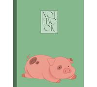 Cute Animal Notebook: Pig, 110 pages
