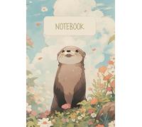 Cute animal otter Composition Notebook - 160 lined pages - A5