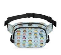 Cute Animal Owls Waist Bag Multifunction Pack for Travel Sport Running Fanny Pack Bumbag Pouch Purse Belt Bag for Women Men Kids Girls Boys