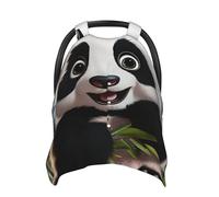 Cute Animal Panda Baby Car Seat Canopy Cover, Multi Use Breathable Nursing Breastfeeding Covers for Mom Soft Stroller Sun Shade Newborn Shower Gift