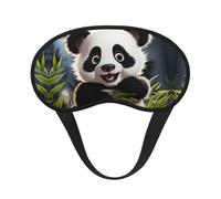 Cute Animal Panda Sleep Eye Mask for Women Men Soft and Comfortable Sleep Mask Blackout Sleeping Eye Cover for Travel Yoga Nap Shift Work
