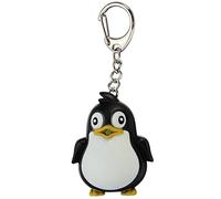 Cute Animal Penguin LED Light with Sound Key Chain Key Ring Torch Xmas Black Creative and Exquisite Workmanship Practical and Attractive