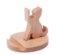 Cute Animal Phone Stand, Wooden Phone Stand, Cartoon Rabbit/Kitten/Chicken Mobile Phone Holder, Cute Cat Desktop Cell Phone Stand, Attractive Phone Stand Desk Ornament