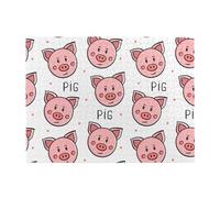 Cute Animal Pig Print Pattern,500 Pieces Puzzles for Adults-Wooden Jigsaw Puzzle for Adults Elderly