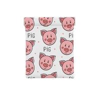 Cute Animal Pig Print Pattern, Squeeze Top Wallet Women Storage Bag Small Coin Purse Change Pouch