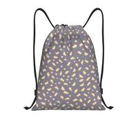 Cute Animal Printed Patterns Title: Lightweight Drawstring Duffel Bag â€“ Water-Resistant Foldable Gym Sack with Adjustable Shoulder Strap, Ideal for Sports, Yoga, Travel and School