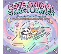 Cute Animal Sanctuaries: Cosmic Planet Hoppers: Space Adventure Coloring Book