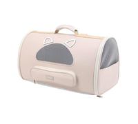 Cute Animal - shaped Portable Pet Bag - Breathable, Safe, Adorable and Practical, Suitable for Small Pets -Pet Travel Goodie(Beige)