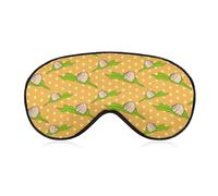 Cute Animal Snail Pattern Eye Sleep Mask,Super Soft Eye Masks with Adjustable Strap,Ultimate Sleeping Aid,Blindfold,Relax & Relieve Your Fatigue,Puffy Eyes