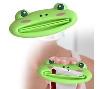 Cute Animal Toothpaste Squeezer Dispenser Efficient PP Plastic Tube Roller Holder for Organized Bathroom (B, 9cm)