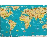 Cute Animal World Map Jigsaw Puzzles for Adults, Fun Educational Games Toy Birthday Gift Art Home Decor Finish Sizeches_500pcs