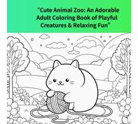 “Cute Animal Zoo: An Adorable Adult Coloring Book of Playful Creatures & Relaxing Fun”