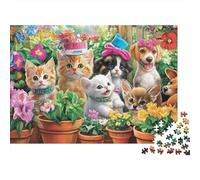 Cute Animals Animals A Highly Creative Game That Is Cool And Fun with A High Level of Difficulty Suitable for Family Entertainment 500pcs (52x38cm)